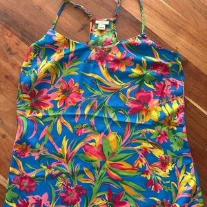 J. Crew Multicolor Floral Top